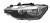 1518 BMW 320I/340I XDRIVE LH HALOGEN HEADLAMP ASSEMBLY