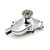 Speedmaster PCE195.1001.03 Chevy SBC 350 High Volume Aluminum Short Water Pump w/o Heater Port Chrome