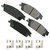 AKEBONO BRAKES ACT1707 PROACT DISK PAD