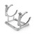 Speedmaster PCE150.1001 Billet Aluminum Single NOS Nitrous Oxide Bottle Holder Bracket Polished