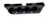 Autometer 99-04 Ford Super Duty / 03-07 Dodge Ram Black Quad Overhead Console Pod