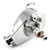 Speedmaster PCE172.1001 Chevy GM 1975-79 Saginaw A-Can Power Steering Pump Chrome w/ Keyway
