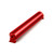Speedmaster PCE186.1011 20" Red Anodized Single Pass Transmission Oil Cooler With Fittings