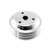 Speedmaster PCE239.1011 Chevy SBC 350 Billet Aluminum Long Water Pump 3-Groove Crank Pulley