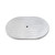 Speedmaster PCE103.1007 12" Aluminum Oval Ball Milled Air Cleaner Top