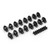 Speedmaster PCE261.1254.02 Chevy LS3 1.8 Ratio Aluminum Pedestal Mount Roller Rocker Arm Set Black