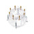 Speedmaster PCE371.1002 HEI Replacement Distributor Cap Brass Terminals - Clear