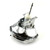 Speedmaster PCE165.1010.02 9" Universal Single Diaphragm Brake Booster Chrome