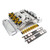 Speedmaster PCE435.1016 Chevy BBC 396 454 Hydraulic Flat Tappet Top End Engine Combo Kit Oval Port