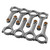 Speedmaster 1-274-031 I-Beam Pro 4340 Connecting Rods Chevy SBC 350 6.000" ARP 2000 Bolts