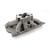 Speedmaster PCE147.1054 Ford 351W Windsor HiRise Split Intake Manifold 3V/4V w/Tongues Satin