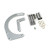 Speedmaster PCE232.1005 Chevy SBC 350 SWP Low Mount LH Alternator Bracket Kit Chrome