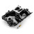 Speedmaster 1-147-075 Pontiac 326 350 389 400 428 455 MID-AIR™ MidRise Aluminum Intake Manifold Black