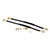 Speedmaster PCE496.1001 10mm Banjo 18" Long Rubber Brake Lines with Hardware