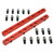 Speedmaster PCE259.1006.03 Ford SB 289 302 351W Rocker Stud Girdle Kit Red w/ 7/16" Polylock Nuts
