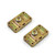 Speedmaster PCE118.1001 Cast Aluminum 4150 4160 4-Barrel Carburetor Metering Block Pair