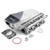 Speedmaster 1-148-055 Ford 5.0L Coyote 2pc Fabricated Low Ram Air 98mm 4-Bolt EFI Intake Manifold Polished
