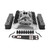 Speedmaster 1-435-003 Chevy SBC 350 Angle Cylinder Head Top End Engine Combo Kit Hydraulic Roller Tappet