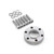 Speedmaster PCE466.1002 Billet Aluminum Supercharger Snout / Crank Pulley Spacer 0.665" Thick w/ Hardware