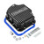 Speedmaster PCE221.1021 Turbo 400 TH400 Aluminum High Volume Finned Transmission Oil Pan Black