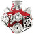 BILLET SPEC FM2121PC Serpentine Conversion SBC Mid Mount Alt & P/S (Keyway)