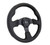 NRG Reinforced Steering Wheel (320mm) Black Leather w/Black Stitching