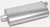 Dynomax Performance Exhaust DYN17748 SUPER TURBO MUFF SIDE INLET  CENTER OUTLET 2.50IN 20IN BODY