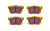 EBC 97 Acura CL 2.2 Yellowstuff Rear Brake Pads