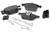 PosiQuiet Extended Wear 04-07/12-14 Ford Focus / 04-13 Mazda 3/5 / 04-13 Volvo Front Disc Brake Pads