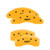MGP CALIPER 10250SMGPY SET OF 4 CALIPER COVERS  ENGRAVED F