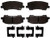 R/M BRAKES SP1793XPH BRAKE PAD SET