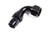 Fragola -16AN Fem x -12AN Hose 90 Degree Reducing Hose End - Black
