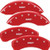 MGP 4 Caliper Covers Engraved Front & Rear MGP Red finish silver ch