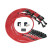 Moroso SBC Under Header 90 Deg Plug Non-HEI Sleeved Ultra Spark Plug Wire Set - Red
