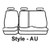 COVERCRAFT SS8460WFGY SS RR FORD F250 SD