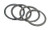 Wiseco FLAT WIRE SPIRAL PIN LOCKS (4/PK) Retaining Clip Shelf Stock