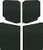 DESIGN ENG 50188 SOUND DEADENING HEADLINER; 5 PIECE;