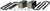 FABTECH FTS1500UBK 2X10X9/16SQ. UBOLT KIT -