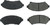 Centric 99-04 Chevrolet Impala / 05 Impala SS Front Centric Premium Brake Pads