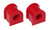 Prothane 90-97 Honda Accord Rear Sway Bar Bushings - 14mm - Red