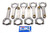 SBC 4340 Forged H-Beam Rods 6.000