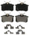 WAGNER BRAKE ZD1017 Wagner QuickStop Ceramic Disc Brake Pad Set