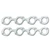 Remflex Inc. REM3043 FORD KOOKS HEADER ROUND PORT EXHAUST GASKETS 2/SET