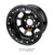 Wheel 15x8 1in B/S Black w/ Black Ring