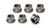 Torque Tube Nut Set 12pt Titanium 6pk