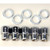 Weld Closed End Lug Nuts w/Centered Washers 12mm x 1.5 - 5pk.
