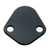 Ford Racing Fuel Pump Block Off Plate - Black Crinkle Finish w/ Ford Oval