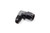 Fragola -6AN Female - Male Flare 90 Degree - Black