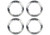 Ford Racing 17-18 / 21 F-150 Raptor (w/35in Tire) Functional Bead Lock Ring Kit - Style 1