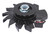 Tuff Stuff TUS7600AB ALTERNAT/STEALTH BLK FAN/PULLEY COMBO W/SINGLE V PULLEY